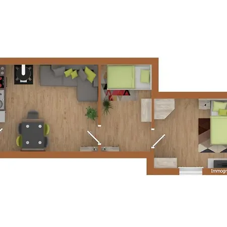 アパート Luettje Deichkieker グレートジール